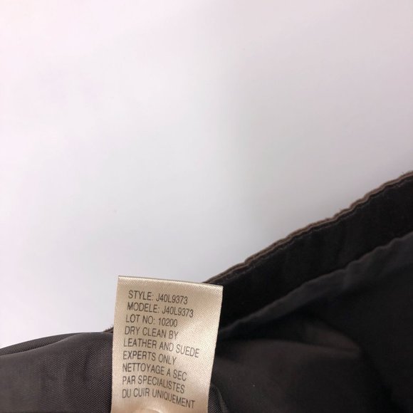 Theory Size 2 Leather Black Brown Chocolate Dark Brown Mini Skirt - Picture 14 of 16